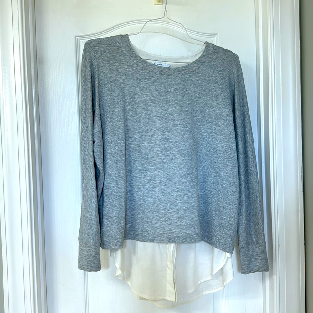 Gray sweatshirt